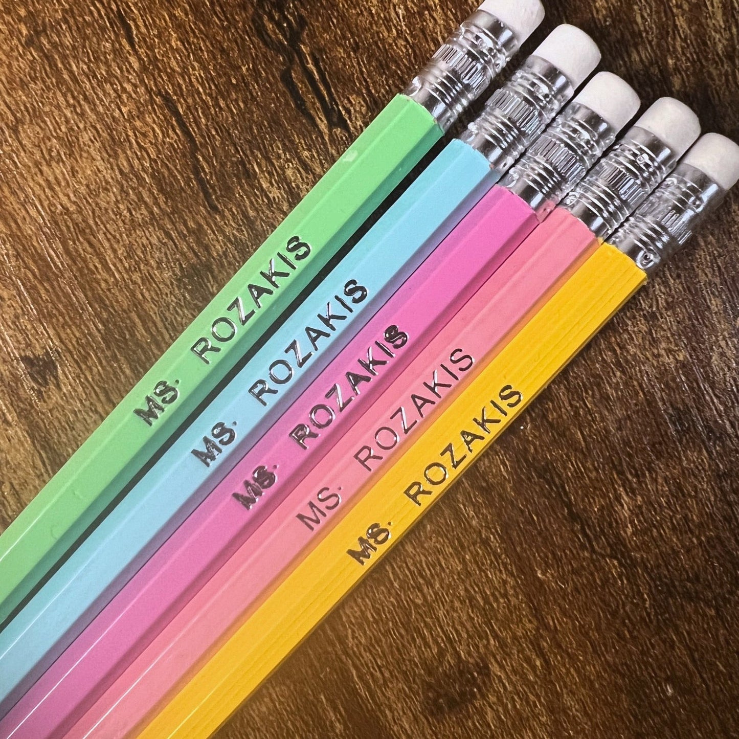 CUSTOM TEACHER PENCILS