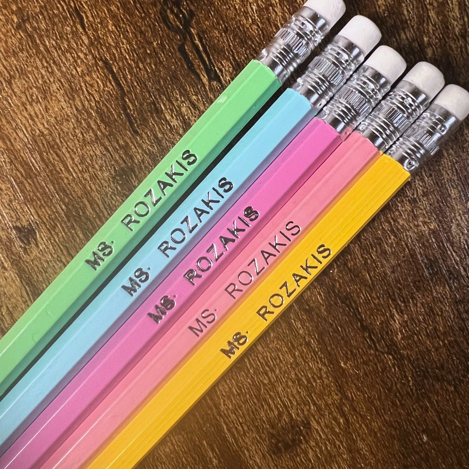 CUSTOM TEACHER PENCILS